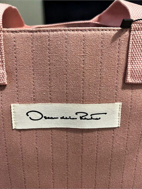 Oscar de la Renta Fragrances GWP Small Tote Bag Pink Tote